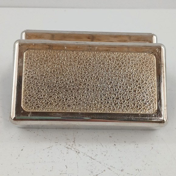 Vintage Silver-Plated Trinket Box Engraved “Gay ~ Love Elizabeth” ~ Beaded Edge - Picture 8 of 12